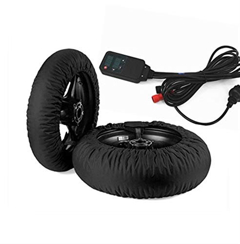 motorcycle accessories Motorcycle Racing Tire Warmer Tyre Warmer Heater Cover Compatible with 120/200 17 Front And Rear Moto Accessoresies 2018 2019(Digital)