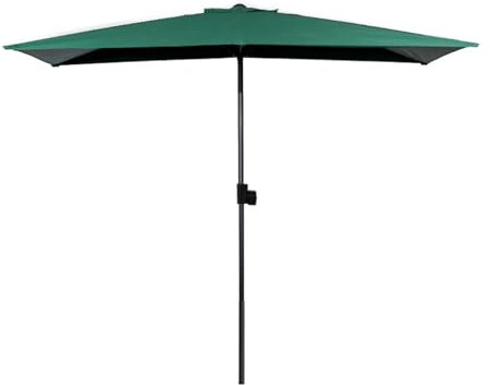 Ombrellone da giardino regolabile in altezza con 5 stecche per terrazza, mercato, parete, balcone, resistente ai raggi UV (base non inclusa)