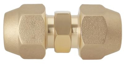 OTOTEC 1 x 3/8 Zoll Kältemittelleitung, Überwurfmutter aus Messing, für 9 mm und 9,52 mm Außendurchmesser, Kupferrohr für Klimaanlagen