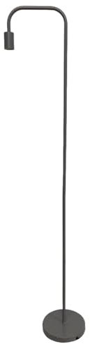firstchoicelighting Retro Industrial Design Floor Light or Standing Lamp, Grey Finish, Height 151cm, Requires LED Bulb