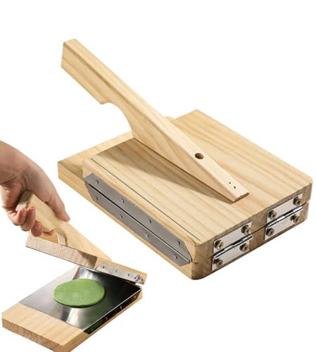 Presse À Boulettes - Presse À Tortillas En Bois, Presse- Manuel Pour Emballage De Petits | Presseur Multifonctionnel D'emballage De Boulettes, Outil De Presse De Pâte De Cuisine Pour Emballa