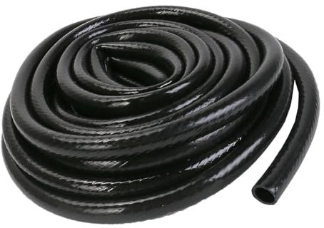 Bewässerungsschlauch, 12 m, PVC, 1,27 cm, Innendurchmesser 13 mm / Außendurchmesser, 16 mm, schwarzer Tropfbewässerungsschlauch für Garten, Rasen, Gewächshaus