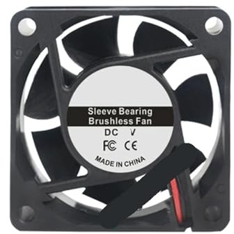 60x60x25mm DC12V Cooling Fan Brushless Machine Tool DC Motor Cooling Fan(12V 1728RPM)