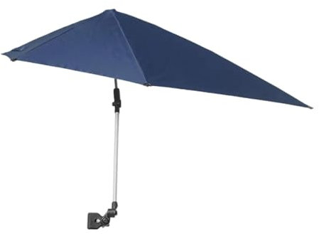 Jiuvaso Ombrello da pesca con protezione solare, durevole, stabile, di alta qualità, impermeabile, ombrellone da campeggio con morsetto per esterni, spiaggia