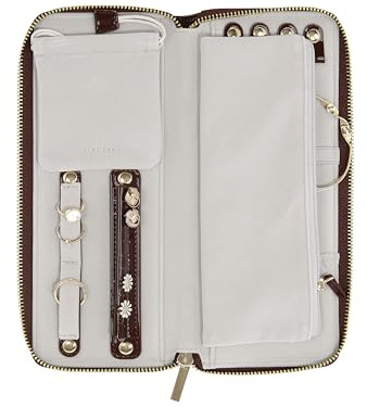 Stackers Patent Cherry Jewellery Roll