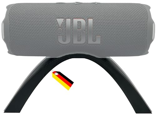MECHONIX Support pour JBL Flip 7, 6, 5, 4, 3, Essential 2, design minimaliste, noir, fabriqué en Allemagne