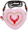 lordies Edelweiss Trachten Tasche Oktoberfest Dirndl Herzform Mausi Hirschkopf Rosa