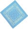 Unbekannt Bandana Kopftuch Halstuch Nickituch Biker Tuch Motorad Tuch verschied. Farben Paisley Muster, Hell Blau, ...