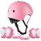 ValueTalks Schonerset Kinder Protektoren Schützer inliner Schutzausrüstung Kinder Knieschoner Set mit Helm für inliner Skateboard Fahrrad Rollschuh