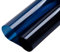 HOHOFILM 152cmx50cm Colored Window Film Clear Decorative Glass Tint Sun Blocking Heat Control Self Adhesive Window Tint for Building Residential(Dark Blue)