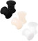 KJM FASHION 6 Stk Silikon Schwarz Hautfarbe Weiß 6mm 2g Double Flared Flesh Earplugs Ohr Plug Stecker Ring Expander Stab Piercing Schmuck 2810