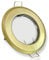 LED Einbaustrahler messing rund 5 Watt warmweiß 230V - GU10 Einbauleuchte 55-60mm Bohrloch - Einbau-Spot Decken-Strahler Deckeneinbaustrahler Deckenspot Deckeneinbauleuchte Einbauleuchte