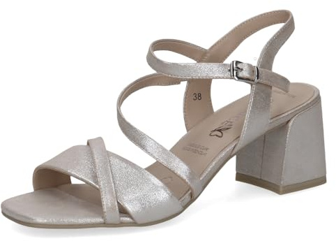 CAPRICE Sandalette Leder metallic G-Weite