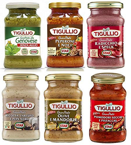 TESTPAKET Star Tigullio Gran Pesto 6 x 190g Sauce Soße