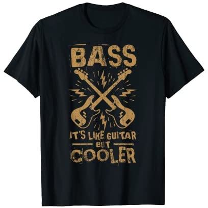 Bass-Like Gitarre Bassist Musiker Bass Player T-Shirt