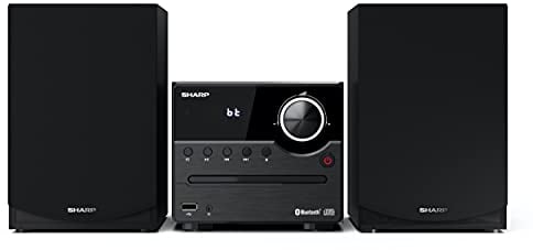 SHARP XL-B512 (BK) Stereo-Soundsystem (45 Watt, Radio mit FM-Tuner, Bluetooth), schwarz, XL-B512(BK)