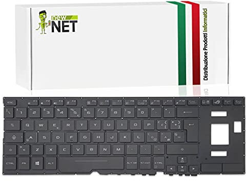 new net Keyboards/Tastiera Compatibile con Notebook ASUS ROG Zephyrus S GX531GW GX531GWR GX531GXR GX531GX [ Layout Italiano ] Retroilluminata