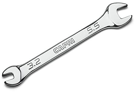 Capri Tools - Mini chiave con estremità aperta, 3,2 mm x 5,5 mm