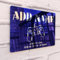 ShopQuality4U Personalised Game Metal Mirror Gamer Sign - Customised Printed Wall Art Plaque A4 Born to Game