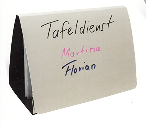 TimeTEX Whiteboard-Tisch-Flipchart A4 - mit 20 Kunststoff-Sichthüllen - 62196