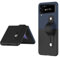 SEAHAI Cover per Samsung Galaxy Z Flip 4 (Z Flip4 5G), Leggero Matte Ultra-Sottile Antiurto PC Gel di Silice Custodia, Tocco Setoso Moda Case Cover con Cinghia di Supporto Retrattile - Nero