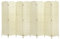 8 Panel Folding Room Divider Freestanding Screen Privacy Hand Made Wall Divider (8panel-Dark Beige)