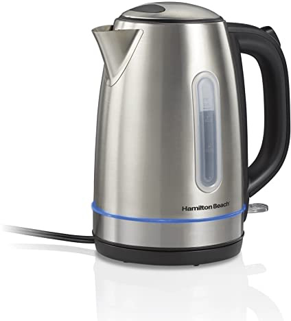 Hamilton Beach 1.7 Liter Electric Tea Kettle, Water Boiler & Heater