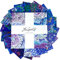 Free Spirit Kaffe Fassett Classics Plus Lake 42 Stoffquadrate 25,4 cm