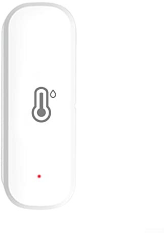 HEIBTENY per Tuya Smart WiFi Sensore di temperatura e umidità, sensore di umidità wireless per interni ed esterni, con avviso di notifica app remota, per serra domestica