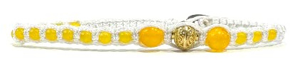 Glücksbringer-Fußkettchen für Damen | Tibetanisches Sommer-Fußkettchen Shamballa, aus Natursteinen für den Sommer, bequem, praktisch und langlebig, verstellbares Fußkettchen für Damen, 28 centimeters,
