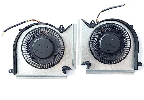 Fleshy Leaf Replacement CPU+GPU Cooling Fan for MSI GE66 10SGS 10SFS 10SF 10UH 10UG 10UE 11UH GP66 Leopard 10UH 10UG 11UG 11UE GL66 MS-1541 MS-1542 Series PABD08008SH N453 PABD08008SH N454