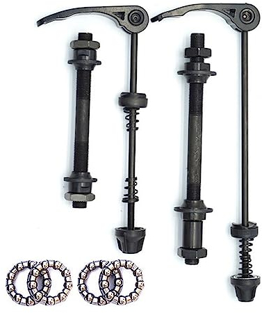 Fahrrad Achse Schnellspanner Vorne Hinten Fahrrad Achse Radnabe Fit für Rennrad, Mountainbike, , BMX