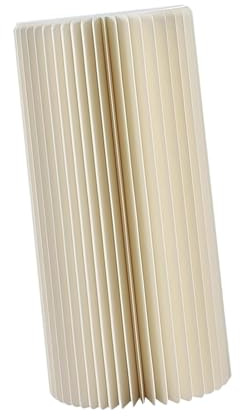 Cylinder Pedestal Stand Paper Columns Foldable White Pillars Cake Stand for Ceremonies Dessert Table Backdrop Events Festival, Height 20cm