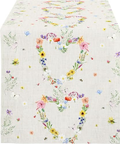 APELT Tischläufer Springtime bunt Größe 46x140 cm
