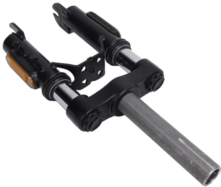Tbest Forcella Ammortizzata Anteriore per Scooter, Forcella Anteriore per Scooter Elettrico da 15 Pollici Riduce Le Vibrazioni Forcella Ammortizzatore con Specchio Riflettore per La