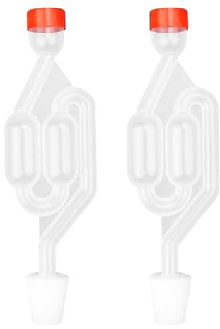 Hsthe Sea 2Pcs Fermentation Tubes, Aerator With Fermentation Air Lock Fermentation Tube Aerator For Brewing Beer, Wine, Fermented Sauerkraut