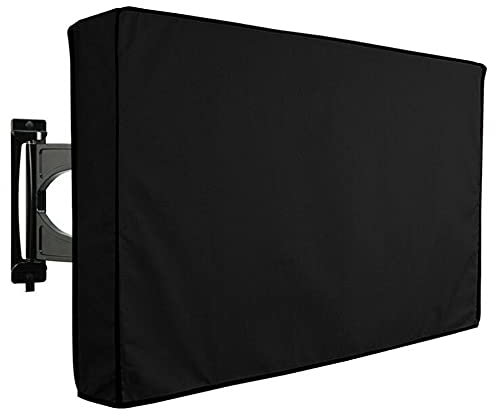 iFutniew Outdoor TV Abdeckung für 40 bis 42 Zoll LCD LED Wasserdicht Wetterfest und Staubdicht TV Displayschutzfolien (Schwarz)