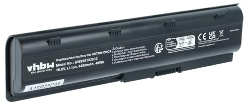 vhbw 1x Akku kompatibel mit HP Pavillion DM4-Serie | DM4t-1000, G32-Serie, G4-Serie, DM4-1000 Notebook (4400 mAh, 10,8 V, Li-Ion)