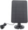 Panneau solaire monocristallin en silicone 10 W 5 V IP65 type C pour caméra de surveillance extérieure chargeur solaire pour sans fil noir avec haute efficacité de charge