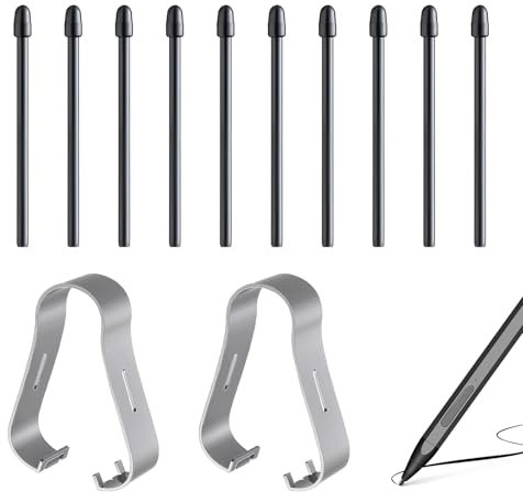 10 Pezzi Punte Ricambio per Boox Pen2 Pro, Boox Pen Plus, Boox Max Lumi, Remarkable 1/2/Marker/Marker Plus, Tab X/Ultra/Ultra C/Mini C, MAX 3/2/Lumi2, Note 5/3/2/Pro/Air2/Air2 Plus, Nova 3/2/Pro, Nero