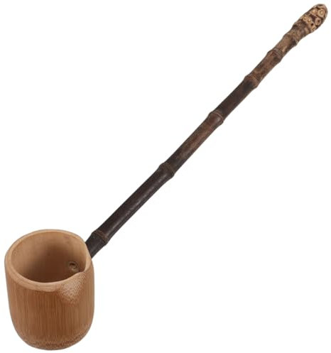 BESTonZON Cucchiaio d in Bambù con per Cerimonie del Tè e Versatile e Durevole in Bambù Naturale
