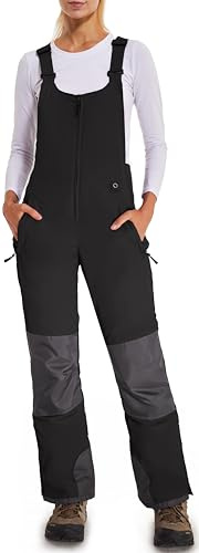 DAFENP Pantalones Mono Esquí Nieve Mujer Impermeable
