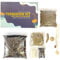 Kit de Terrarium Bricolage pour Cactus Succulents avec Guide Comprend Une Brosse en Bois flotté avec du Sable de Mousse de sphaigne au Charbon, Taille M