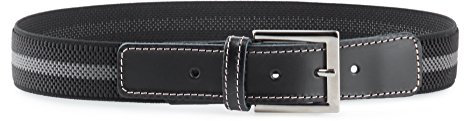 Ladeheid Kinder Gürtel Elastik-Gürtel 5-14 Jahre bis 85 cm P23 (Schwarz/Graphite)
