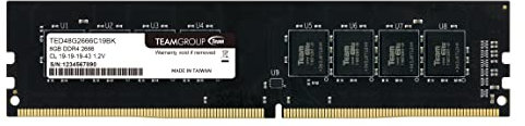 Memory DIMM 8GB PC21300 DDR4/TED48G2666C1901 TEAM