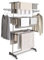 FACILITYS - Etendoir Linge Interieur, 4 Niveaux - Sechoir a Linge Pliable à roulettes 139 x 57 x 170 cm, Capacité Etendage 16 m - Étendoir à Linge en Acier Inoxydable - Stable, Solide