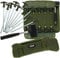 DNA Leisure NGT Carp Coarse Fishing Bivvy 10x 8 Tent Umbrella Camping Guy Rope Pegs Mallet Set Roll