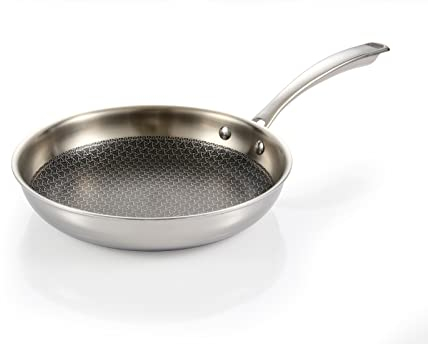 Tescoma 780554 Padella SteelCRAFT acciaio inox antiaderente, Diametro 24 cm