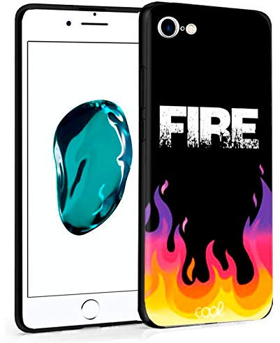 Cool Case for iPhone 7/8 / SE (2020) / SE (2022) Drawings Silicone Fire