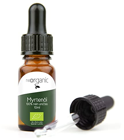 NeoOrganic® Bio Myrtenöl (Myrtus communis) 100% naturreines ätherisches BIO-Öl – 10ml